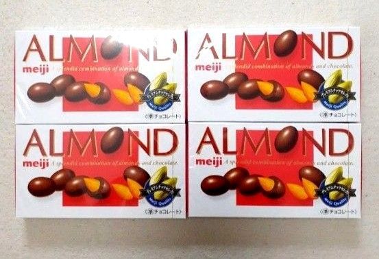 明治 アーモンド チョコレート 4箱 お菓子 おやつ