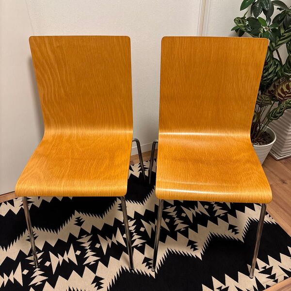 希少 SELLEX ダイニングチェアー 1997 スペイン製 輸入家具 スタッキングチェア ♯2