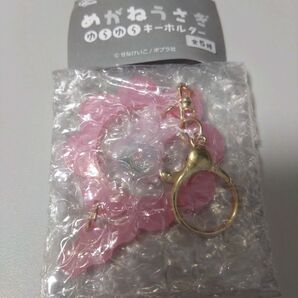めがねうさぎ ゆらゆらキーホルダー B うさこ