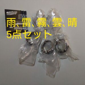 家庭教師ヒットマンREBORN! Ringcolle! ボンゴレリング 雨 雷 霧 雲 晴 5種セット