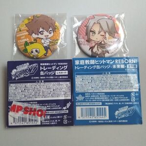 家庭教師ヒットマンREBORN JUMPSHOP限定 トレーディング缶バッジ レモネード 沢田綱吉 リボーン 未来編 獄寺隼人 瓜