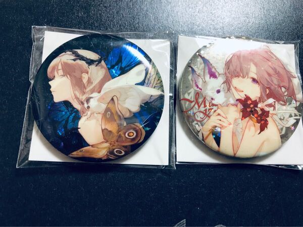 fgo オベロン マシュ ホログラム 缶バッジ ASK