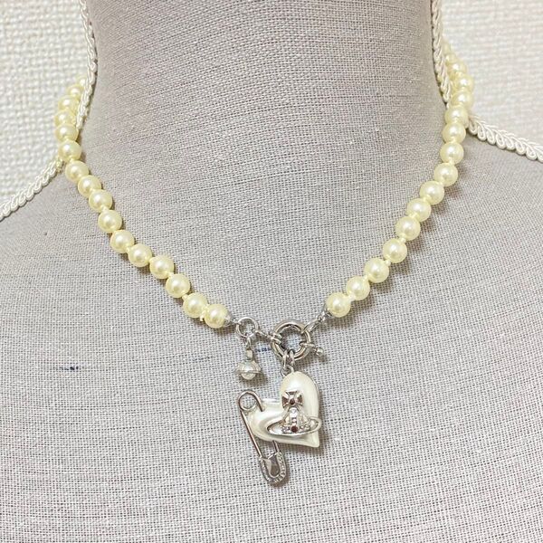 Vivienne Westwood ORIETTAパールネックレス シルバー