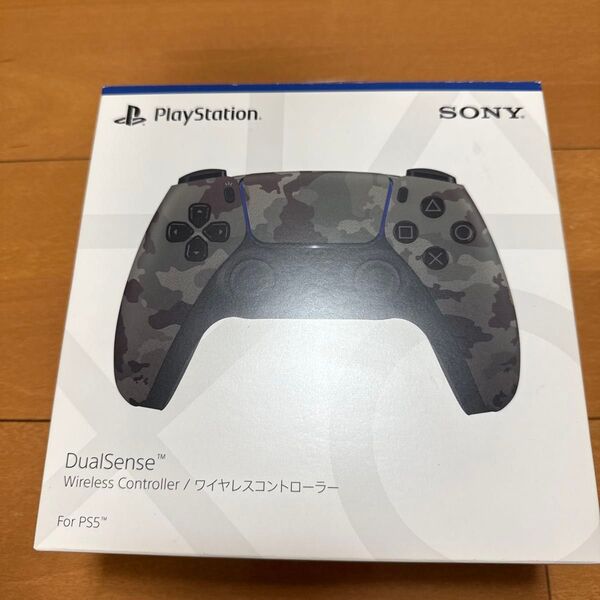 PlayStation5 DualSense ワイヤレスコントローラー CFI-ZCT1J06 (グレーカモフラージュ )