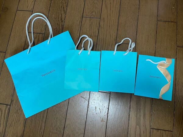 Tiffany & Co. ショップ袋 4枚セット ショッパー