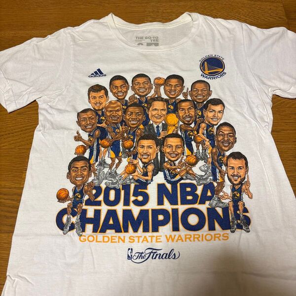 adidas ゴールデンステート・ウォリアーズ 2015年 優勝記念 Tシャツ