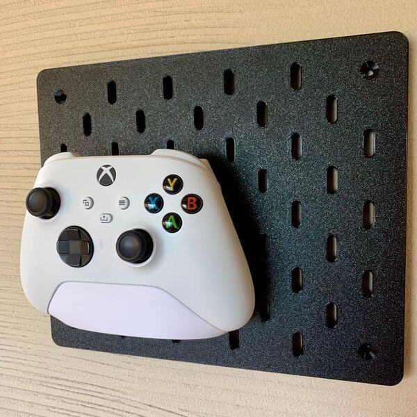 Xboxコントローラースタンド&有孔ボード 3DプリンタSkadis互換(A6)