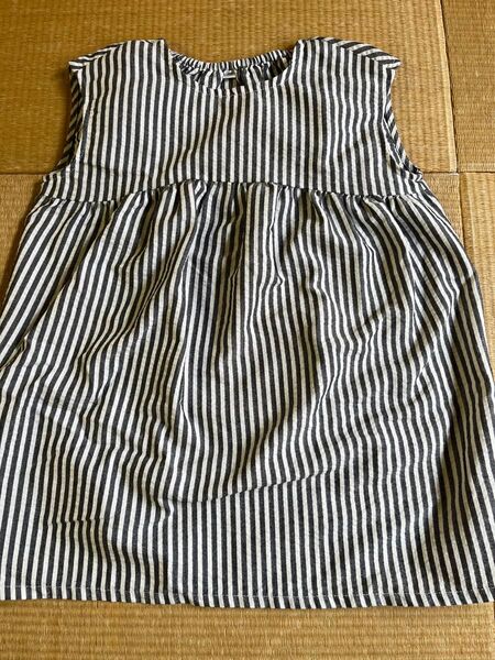 ワンピース 110 2枚セット 女の子 西松屋 BEBE キッズ 半袖 ノースリーブ