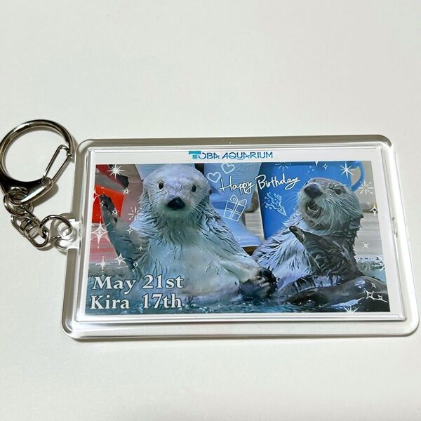 新品 鳥羽水族館 ラッコ メイちゃん キラちゃん グッズ キーホルダー バースデー 誕生日