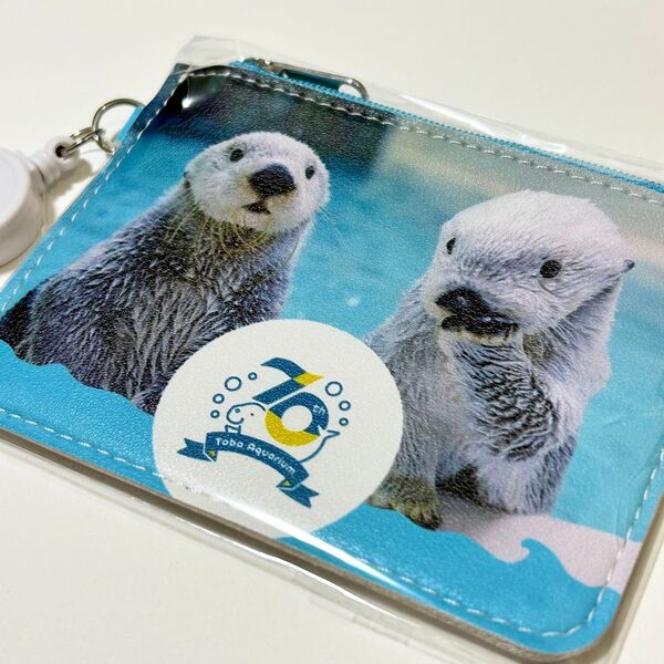 新品 鳥羽水族館 ラッコ メイちゃん キラちゃん グッズ パスケース 70周年
