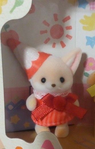 新品 シルバニアファミリー にぎやか赤ちゃん いろえんぴつ フェネックの赤ちゃん