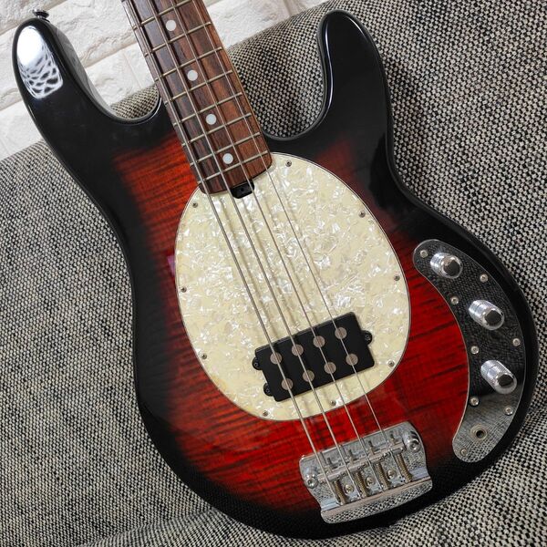 olp musicman stingray スティングレイ フレイムメイプル エレキベース アーニーボール