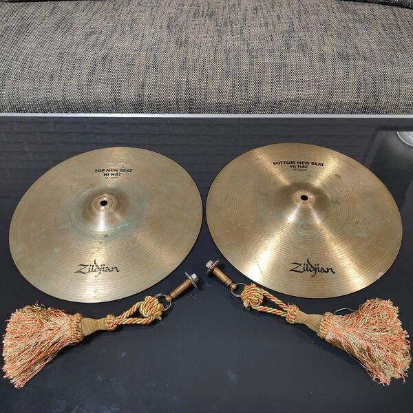 90's ZILDJIAN NEW BEAT 14/36 ハイハット ジルジャン