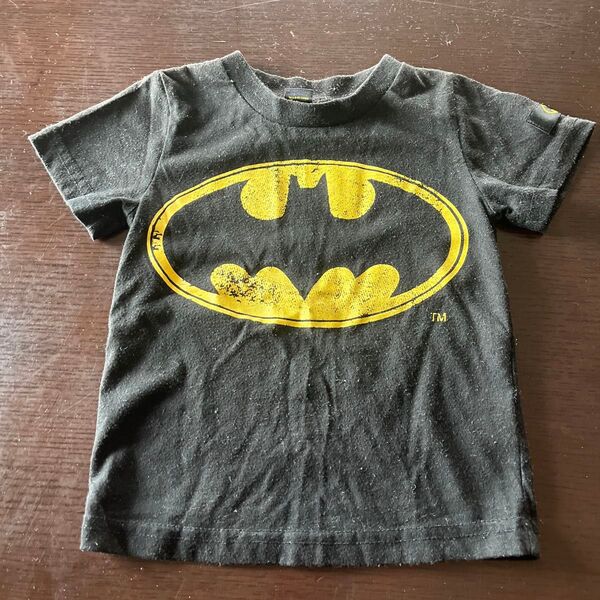 Tシャツ 半袖 子供服 黒 バットマン 80