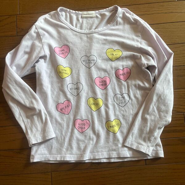 長袖Tシャツ キッズ 女の子 150 ロンT