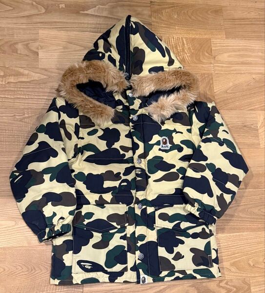 A・BATHING APE APE エイプ BAPE KIDS ダウン 120