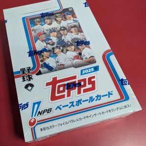 2025 Topps NPB ベースボールカード 新品シュリンク未開封ボックス③