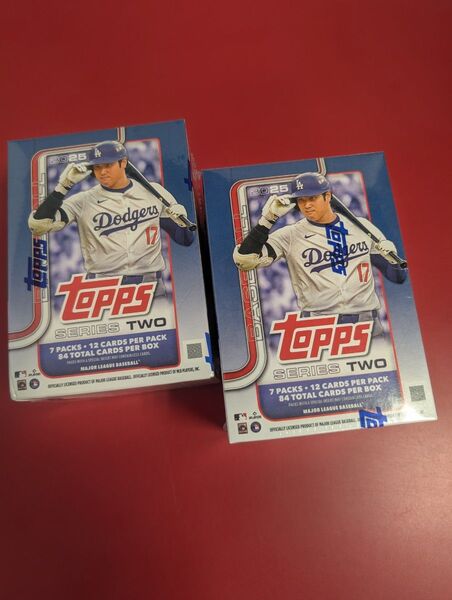MLB 2025 Topps Series 2 Baseball Value Box 【新品シュリンク未開封2ボックスセット】③