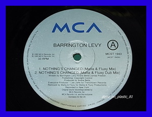 Barrington Levy / Nothing's Changed/Work/ダンスホール/UK Original/5点以上で送料無料、10点以上で10%割引!!!/12'