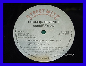 Rockers Revenge Feat. Donnie Calvin/The Harder They Come/Motherlode/US Original/5点以上で送料無料、10点以上で10%割引!!!/12'