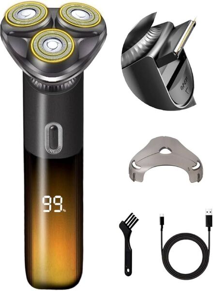 新品 髭剃り 電動 電気シェーバー 電動シェーバー 電気カミソリ お風呂剃り可