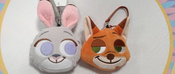 パスケース ズートピア リール付き ニック ジュディ ペア コインケース 双子コーデ コスプレ
