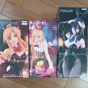 【新品未開封】フィギュア3体セット BiCute Bunnies Figureパワー・アルベド・アスナバニー