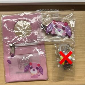 お茶犬 ペットボトル用ミニポーチ ヘアクリップ