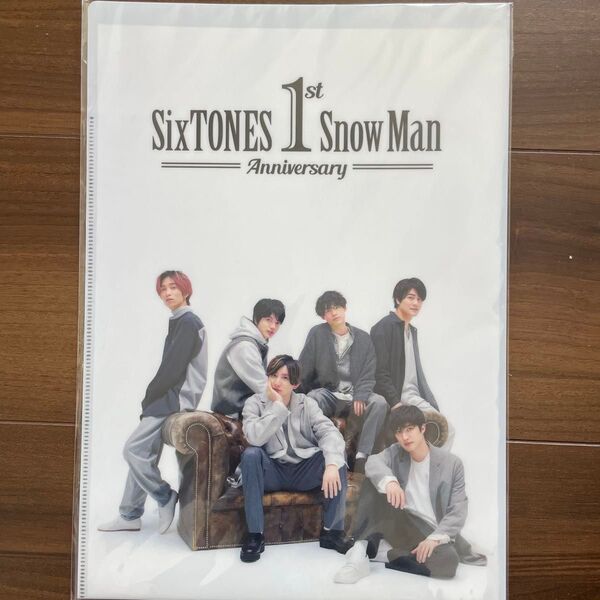 SixTONES SnowMan 1周年 クリアファイル