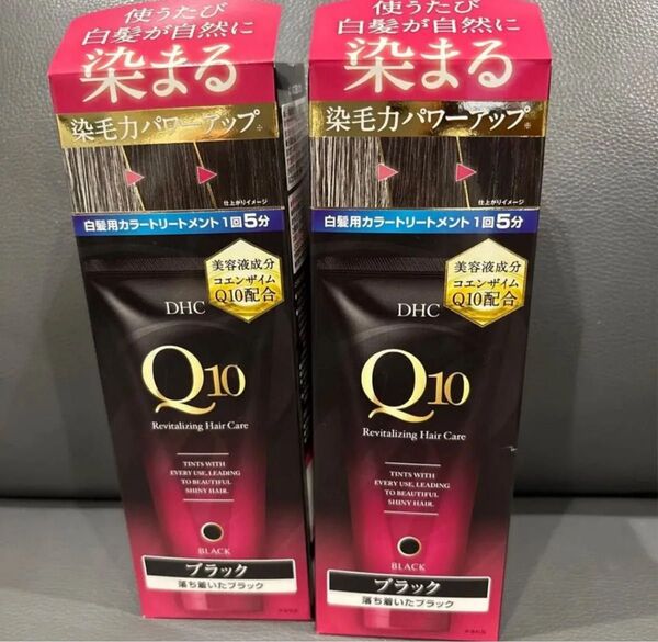 DHC Q10 プレミアムカラートリートメント SS ブラック 150g 2本 在庫2
