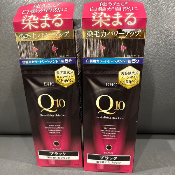 DHC Q10 プレミアムカラートリートメント SS ブラック 150g 2本