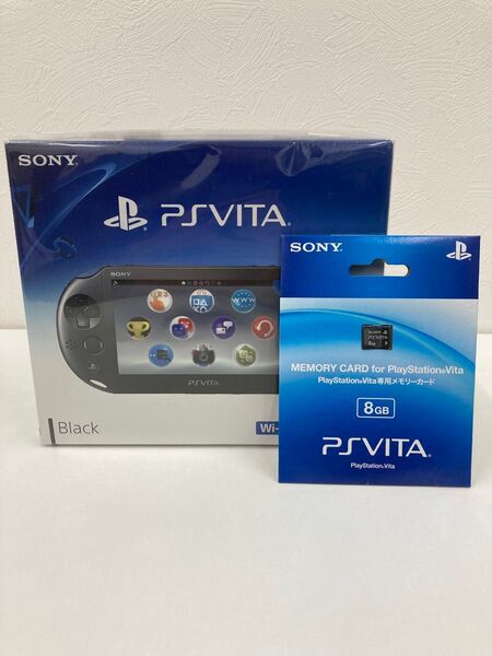 新品 SONY PSVITA PCH-2000ZA11 メモリーカード8GB付き