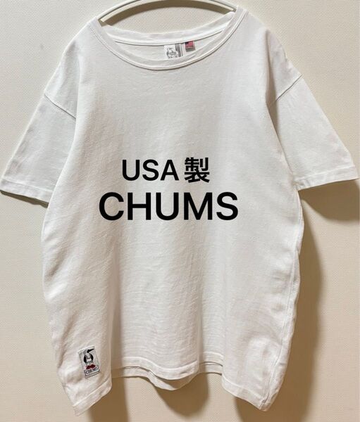 USA製 CHUMS チャムス Tシャツ ヘビーウェイトTシャツ 無地Tシャツ