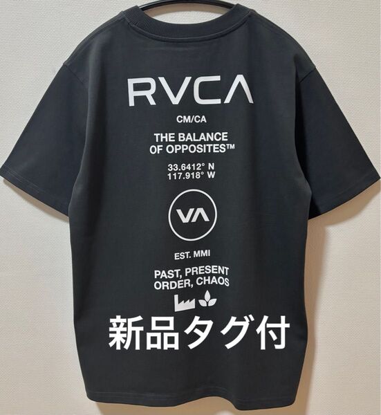 新品タグ付 RVCA ルーカ 両面ブランドロゴ ヘビーウェイトTシャツ