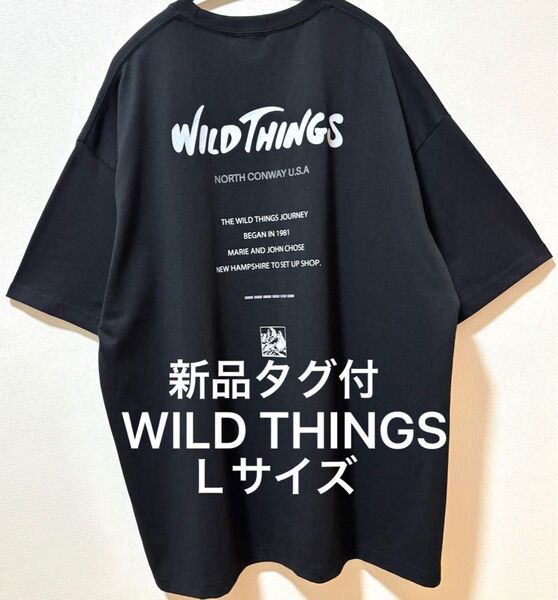 新品タグ付 WILD THINGS ワイルドシングス ヘビーウェイト両面プリントTシャツ オーバーサイズ ビッグシルエット
