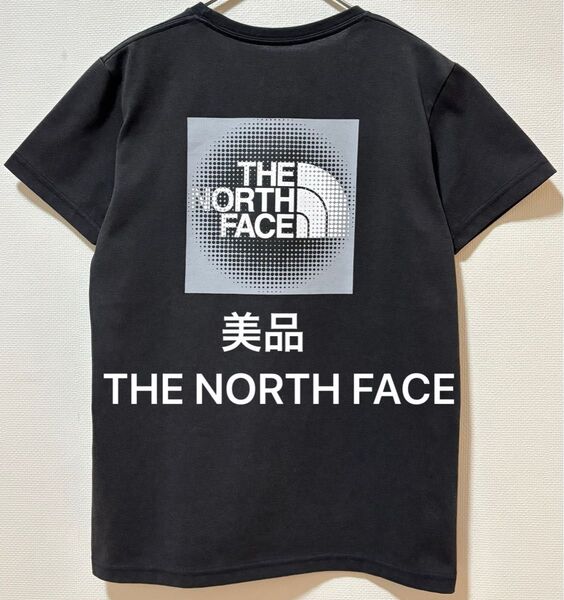 美品 THE NORTH FACE ノースフェイス ビッグブランドロゴ 両面プリントTシャツ