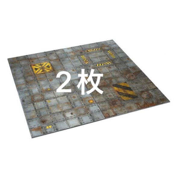WARHAMMER 【2枚】Zone Mortalis: Floor Tile Set ネクロムンダ