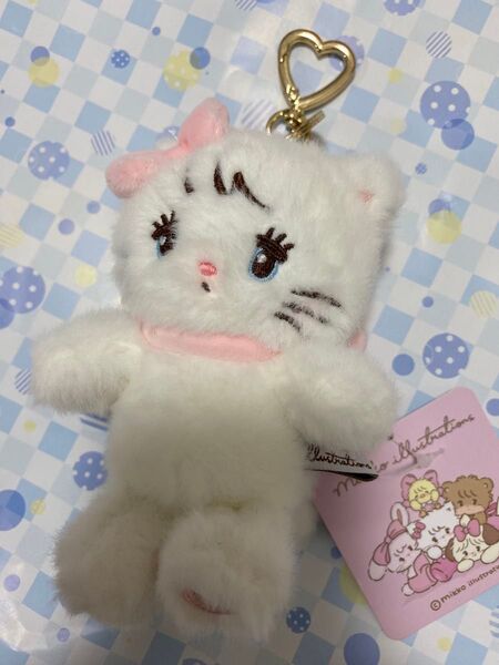 mikko pop up ぬいぐるみマスコット キーホルダー ムース 新品タグ付き