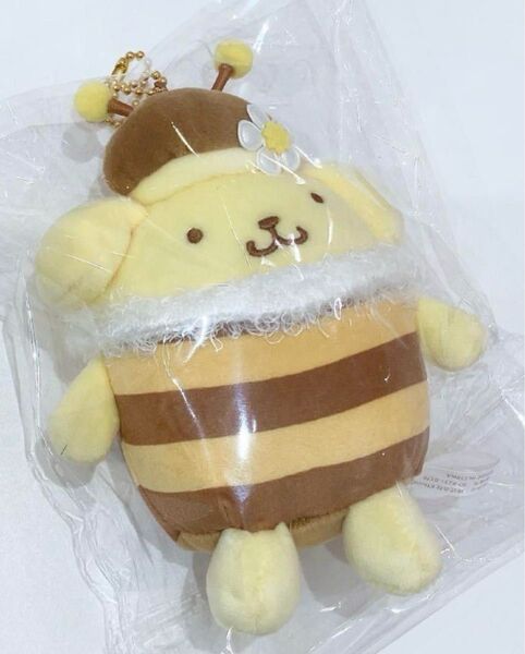 サンリオ ポムポムプリン はち マスコット むみゅぐるみ はちさん