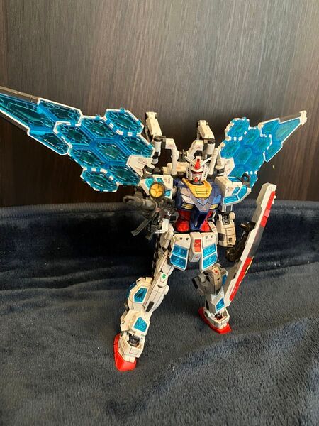 hg グラスフェザー ガンダム 部分塗装