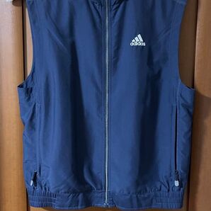adidas ゴルフ ネイビー ベスト L ウインドベスト GOLF