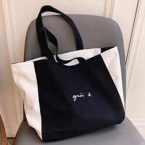 アニエスベーリバーシブルトートバッグ