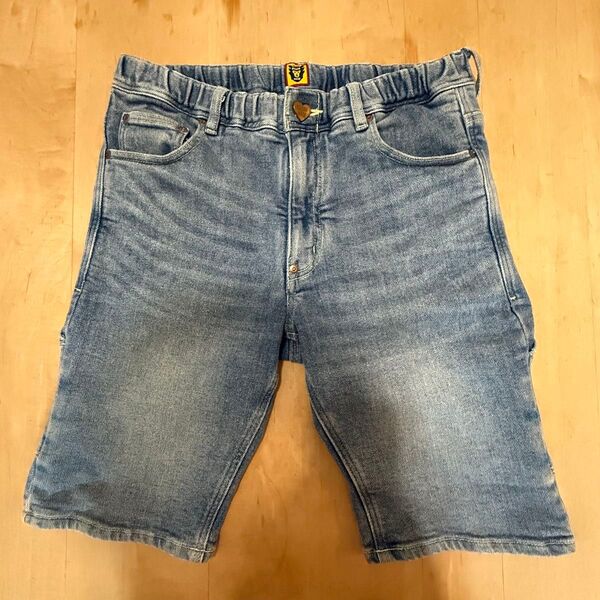 【カッコ可愛い 良品】HUMAN MADE デニム ショートパンツ ハーフパンツ RELAX DENIM SHORTS
