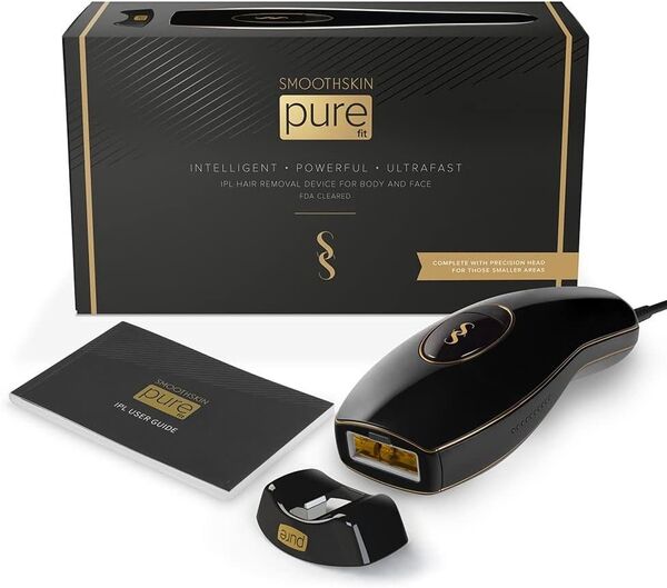 スムーズスキン pure fit ブラック IPL脱毛器 未使用未開封品 迅速発送 SMOOTHSKIN 光脱毛 ヘッド付 連射