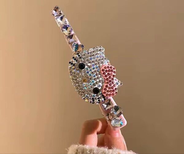 キティ デコヘアクリップ