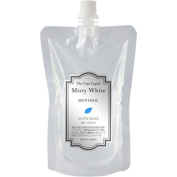 電子タバコ用リキッド 200ml メンソールリキッド VAPE MistyWhite