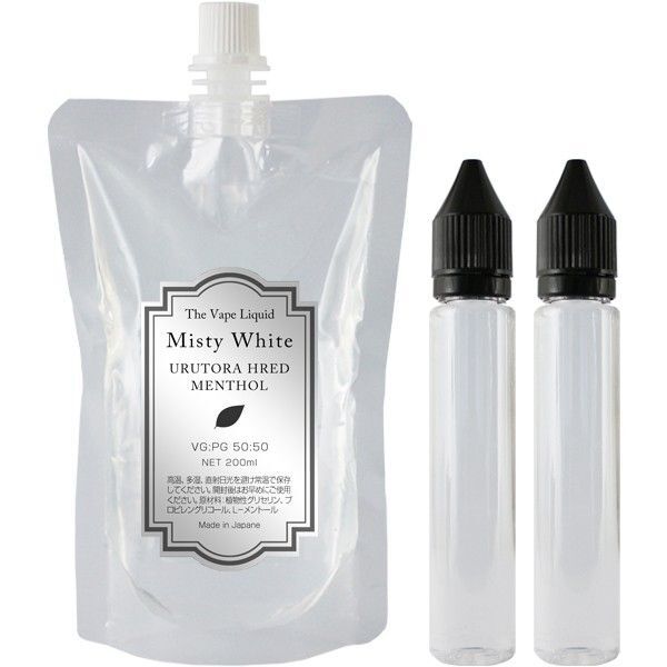 電子タバコ用リキッド 200ml ウルトラハードメンソール VAPE MistyWhite