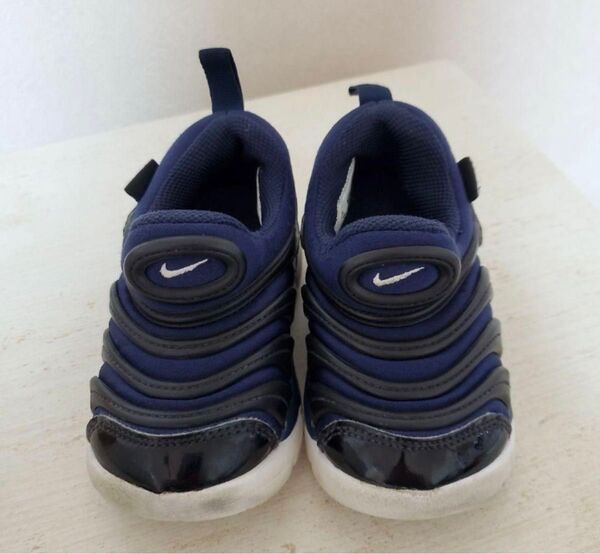 Nike ネイビー ベビーシューズ スリッポン