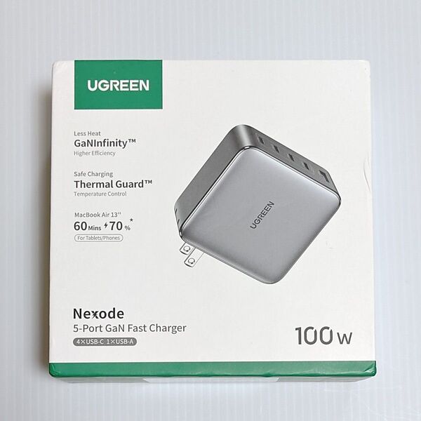 新品未開封☆UGREEN Nexode GaN 充電器 100W 5ポート X563