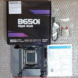 ほぼ新品☆JGINYUE B650i Night Devil Mini-ITX Win11